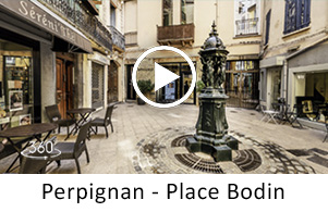 Place Joseph Bodin de Boismortier - Perpignan